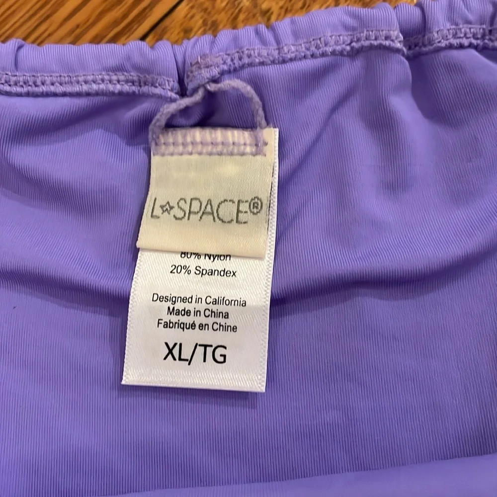 l*space Amethyst Purple Gina Bitsy Bikini‎ Swim Bottom XL